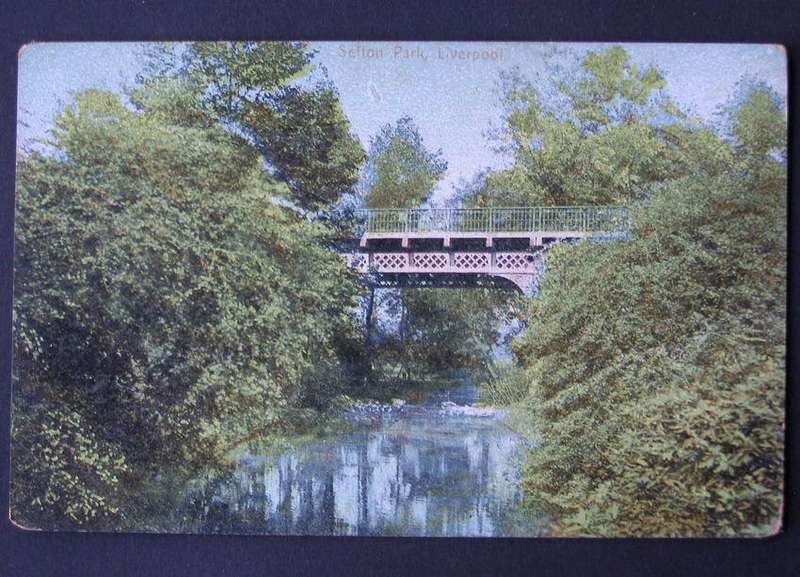 Vintage POSTCARD - Selton Park, Liverpool