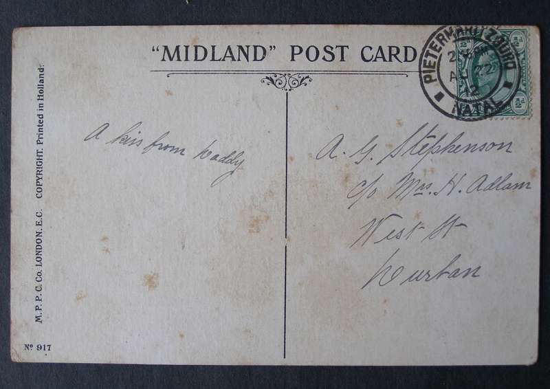 Midland Cartoon POSTCARD - By Gosh! We are Having a Fine Time, 1912
