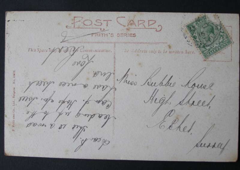 Frith's Series POSTCARD - Oxted Green, Milford, Surrey 1916