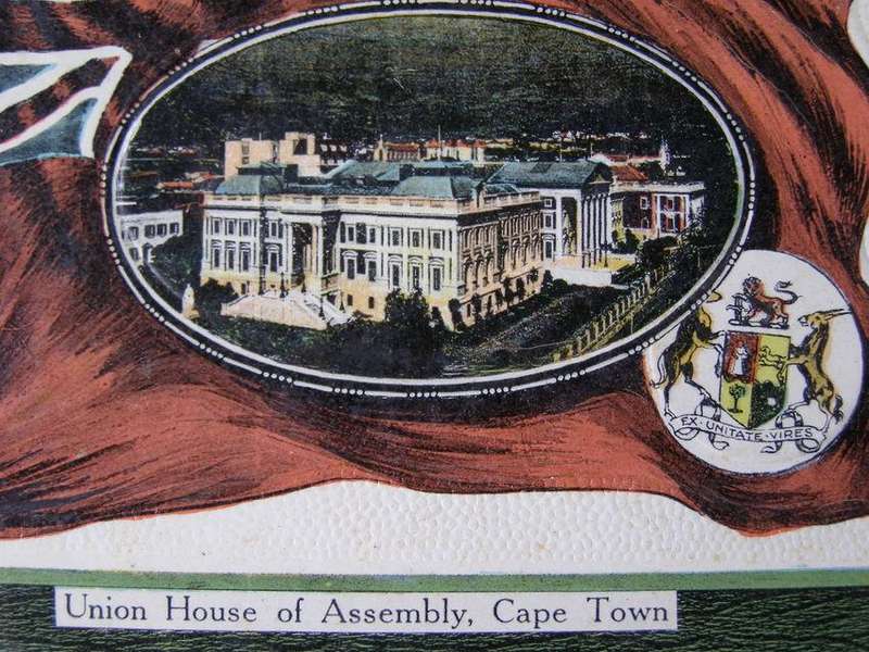 J.G.B. Spes Bona POSTCARD - Union House of Assembly, Cape Town