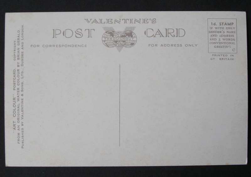 Valentine`s Scottish POSTCARD - Trossachs Hotel