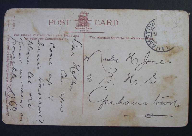 Davidson Bros. POSTCARD - The Cobblers Wax