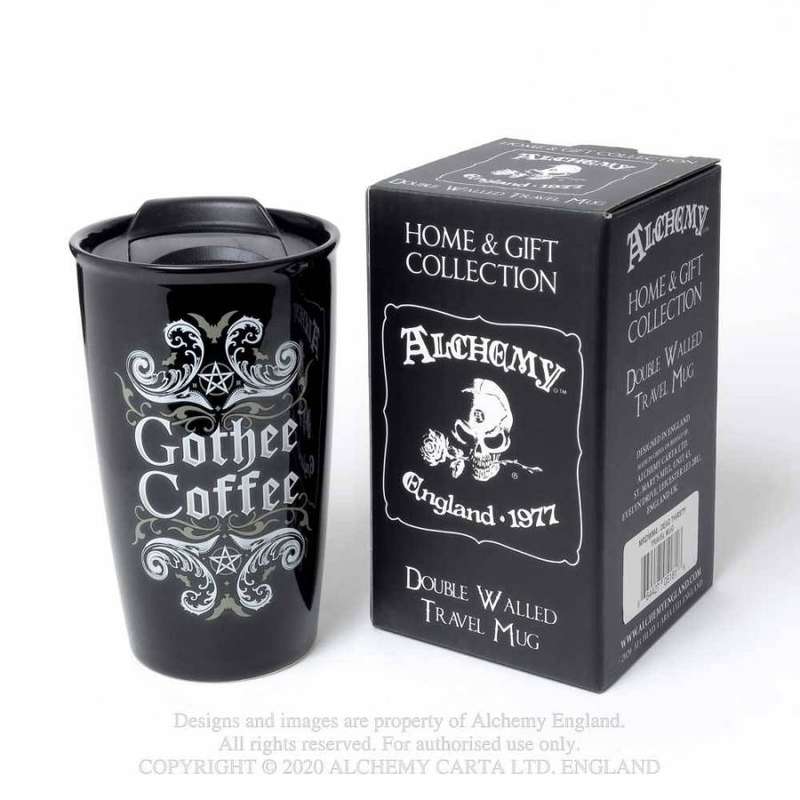Alchemy Gothic MRDWM2 Gothee Coffee: Double Walled Mug