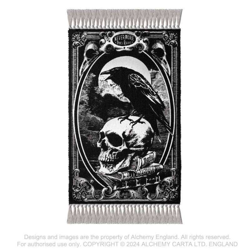Alchemy Gothic RUG4 Poe's Raven rug