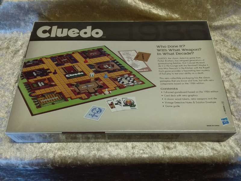Hasbro Gaming Cluedo - Classic Detective Game (Retro Series Clue 1986 Edition, Manufactured: 2014)