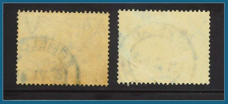 Union of South Africa - 4d Pictorials - Ermelo & Kokstad Postmarks
