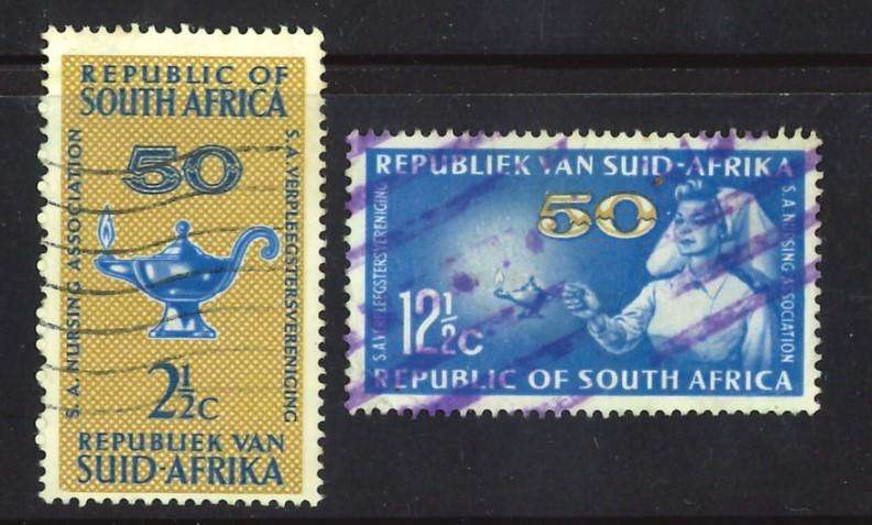 RSA - 1964 50th Anniversary of SA Nursing Association - Full Set - Postally Used