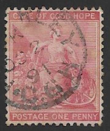 Make an Offer - Cape of Good Hope - SACC44b - 1884-1890 - 1d INVERTED WATERMARK - See Images
