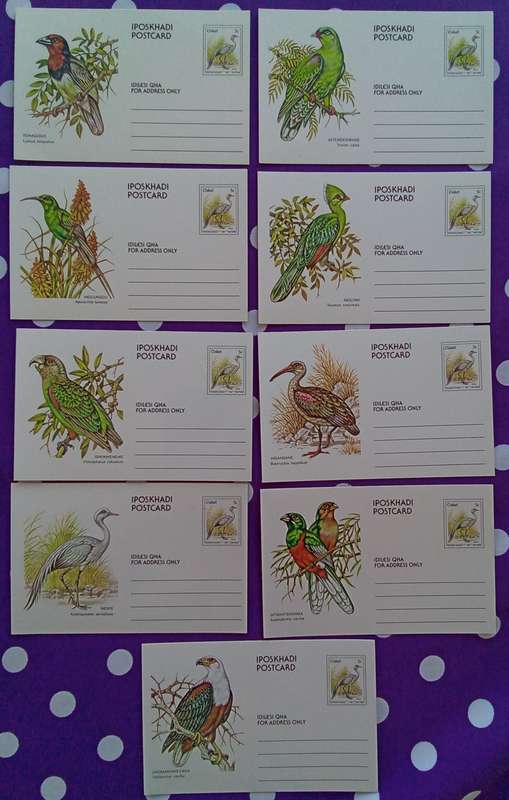 Ciskei - Postcards - Birds - Unused