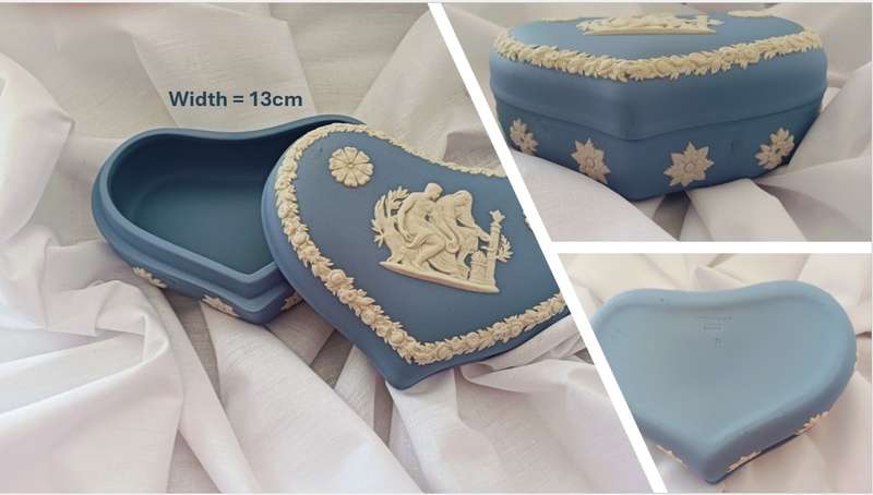 Beautiful Wedgewood Heart Shaped Container - Make an Offer