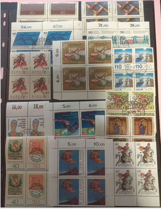 West Germany - Blocks of 4's - Mint / CTO **Make an Offer**