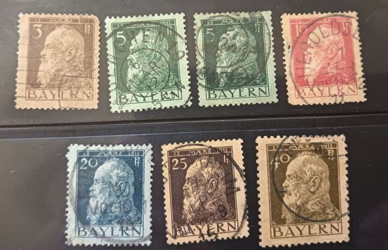 Bavaria 1911 - The 90th Anniversary on the Birth of Prince Luitpold - Used Selection