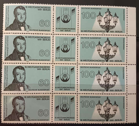 Berlin, Germany 1991 - International Energy Congress - Block of 4 Se-tenent - Make an Offer