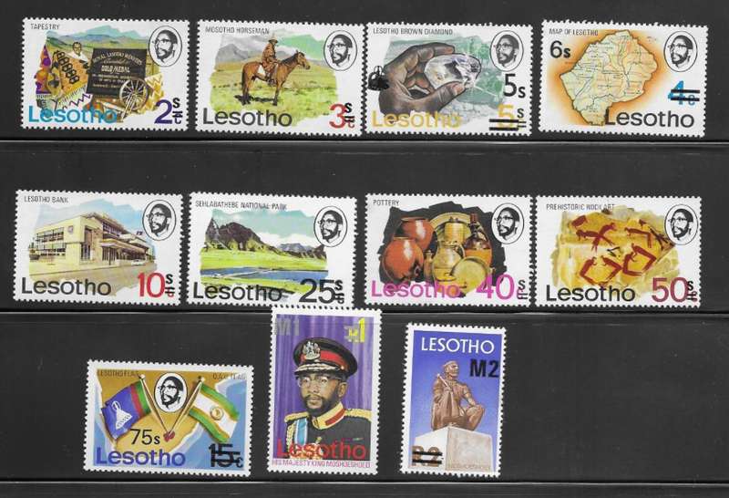 Lesotho 1976 Definitives UMM