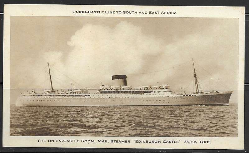 Union-Castle Royal Mail Steamer "Edinburgh Castle"