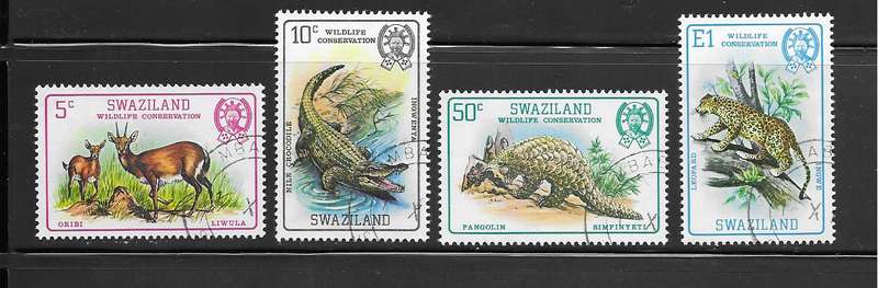 Swaziland 1980 - Wildlife Conservation - Full Set - CTO - Animals - Reptiles