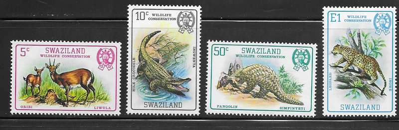 Swaziland 1980 - Wildlife Conservation - Full Set - MNH - Animals - Reptiles