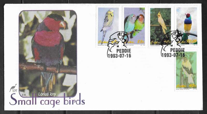 Ciskei 1993 - Small Cage Birds - FDC