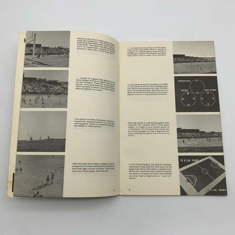 Soccer  1970's Book with Diagrams 'How to Improve Your Soccer'