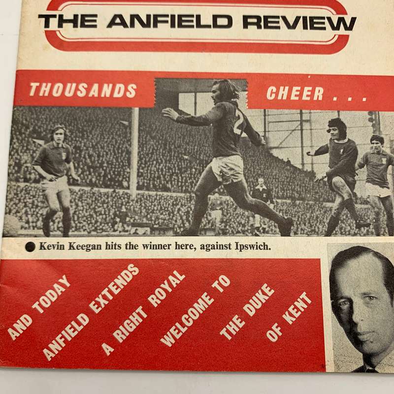 Soccer  '1973 Liverpool vs Southampton' Official Programme