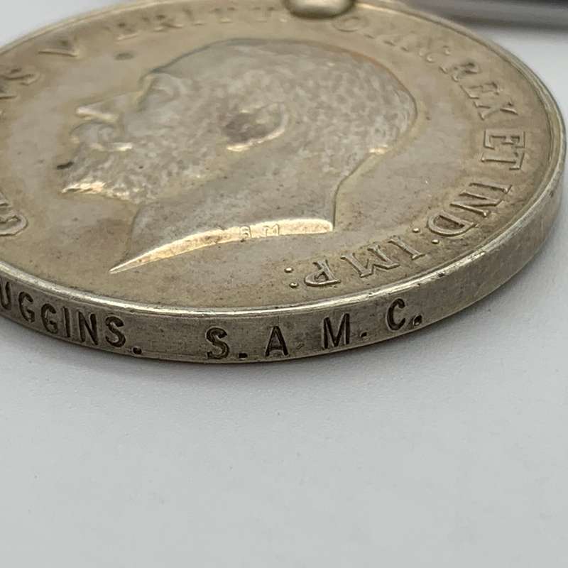 WW1 Medal Trio - 'Cpl. A.G. Huggins' (3rd Mtd Rifles & S.A.M.C.)