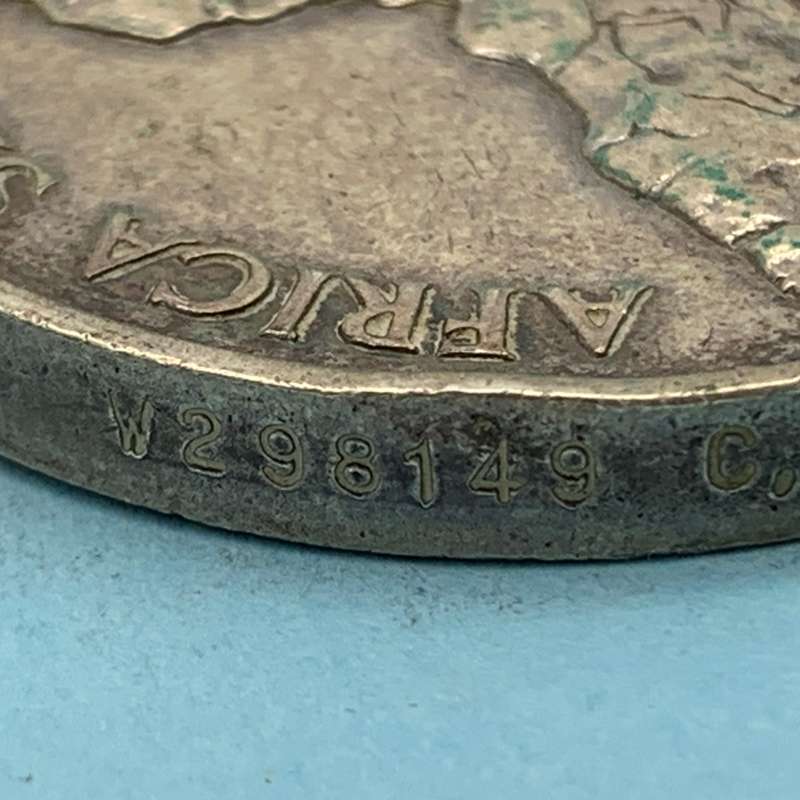 WW2  S.A. Medal Group + Research  'Sgt. C.F. Stanley' (Woman's A.A.S.)