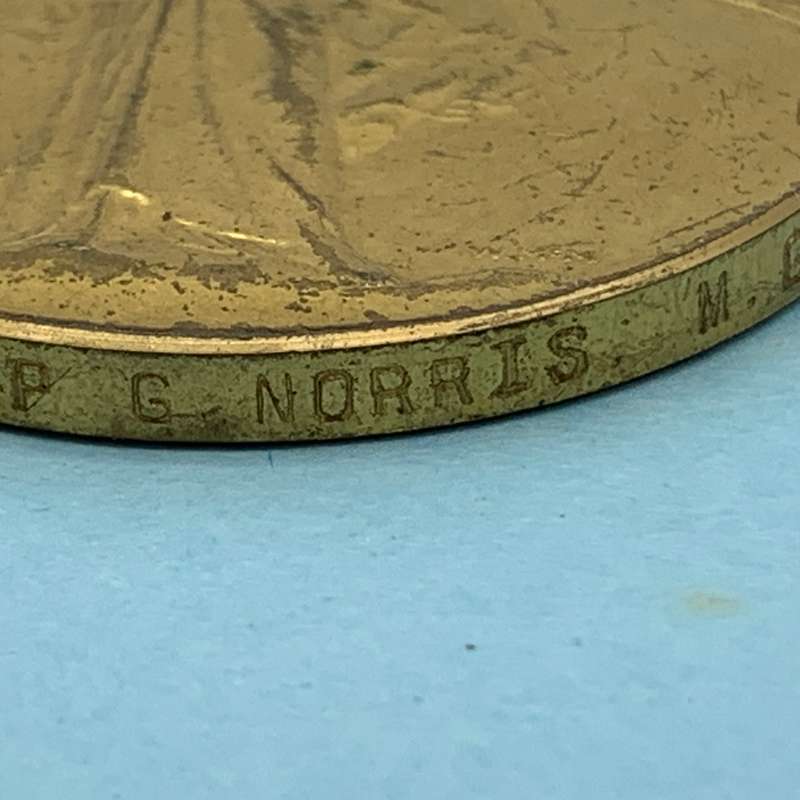 WW1 Medal Pair  'PTE. P.G. Norris' (Machine Gun Corps)