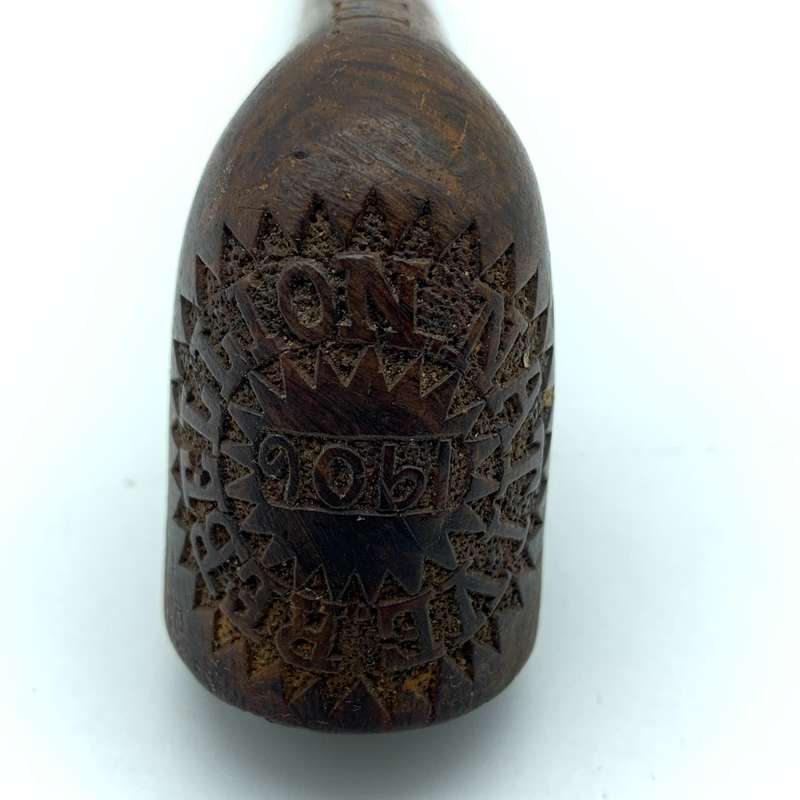 Rare '1906 Native Rebellion' Tobacco Pipe (F.J. DOWSE  D.L.I.)