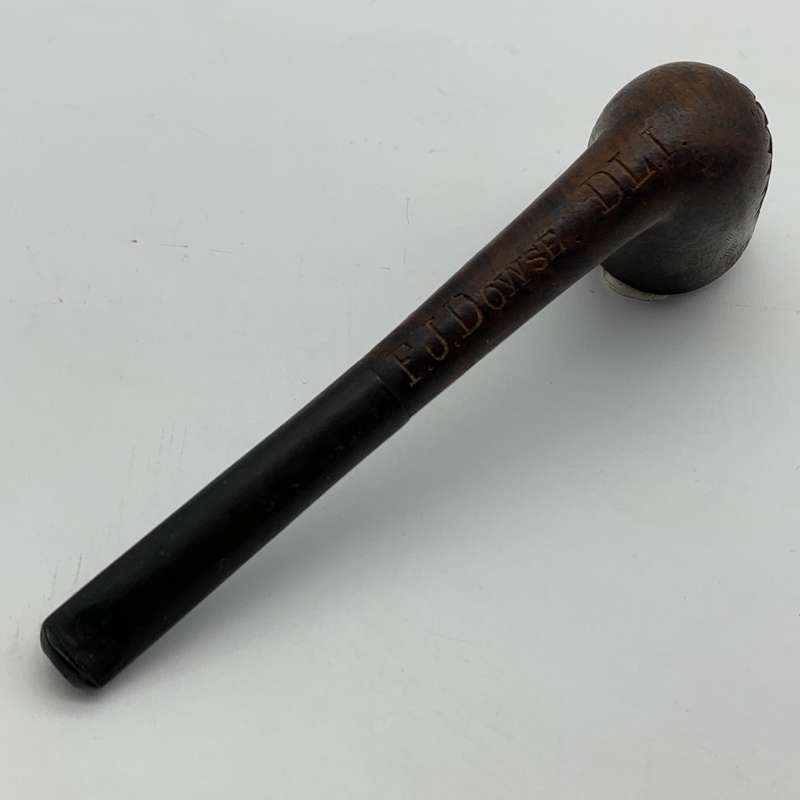 Rare '1906 Native Rebellion' Tobacco Pipe (F.J. DOWSE  D.L.I.)