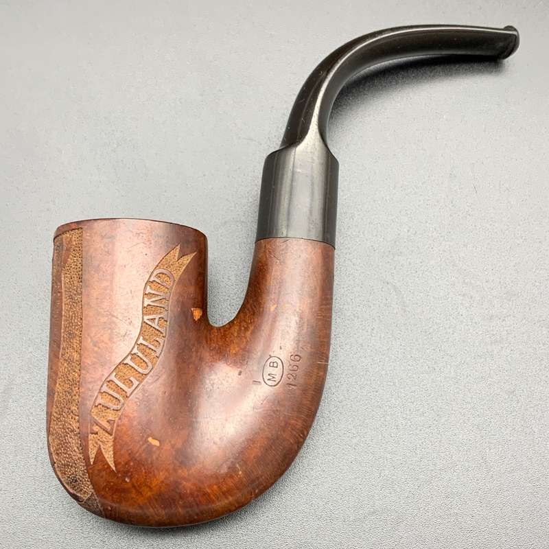 Rare  'NATAL - ZULULAND' Pipe (SERGT. F.J. DOWSE)
