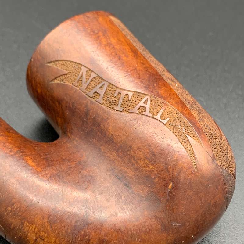 Rare  'NATAL - ZULULAND' Pipe (SERGT. F.J. DOWSE)