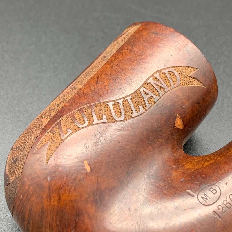 Rare  'NATAL - ZULULAND' Pipe (SERGT. F.J. DOWSE)