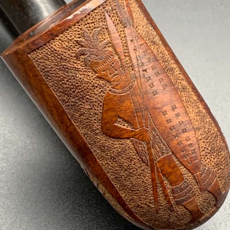 Rare  'NATAL - ZULULAND' Pipe (SERGT. F.J. DOWSE)