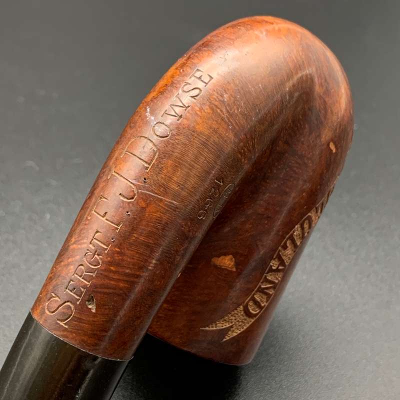 Rare  'NATAL - ZULULAND' Pipe (SERGT. F.J. DOWSE)