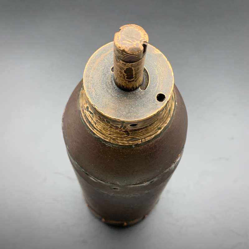 Boer War - Scarce 15pr 'Mk II' (Inert) Shrapnel Shell (12-Groove)