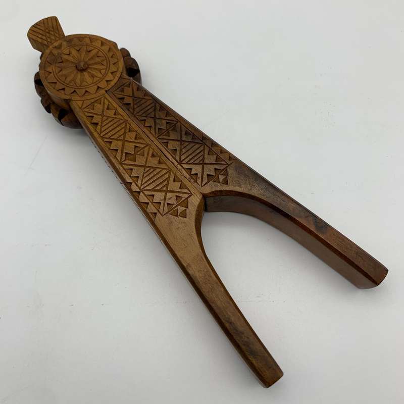 Vintage Hand-Carved Wooden Nutcracker