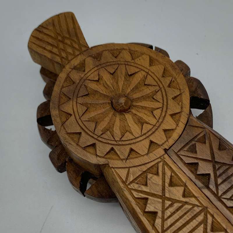 Vintage Hand-Carved Wooden Nutcracker