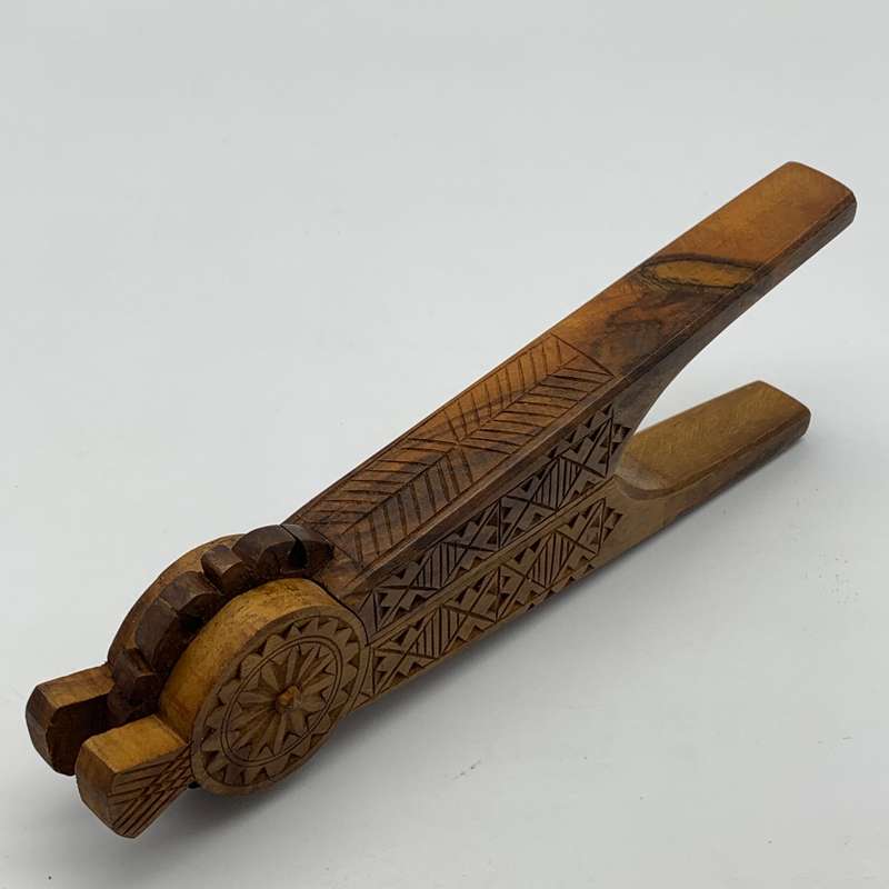 Vintage Hand-Carved Wooden Nutcracker