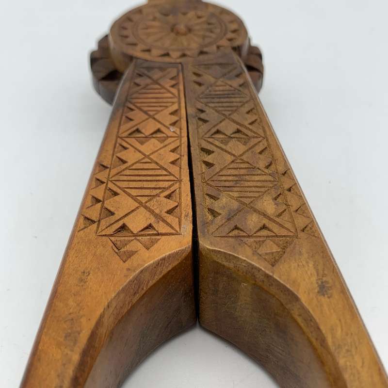 Vintage Hand-Carved Wooden Nutcracker