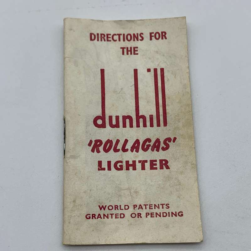Vintage Dunhill 'Rollagas' Lighter (Boxed with Manual)