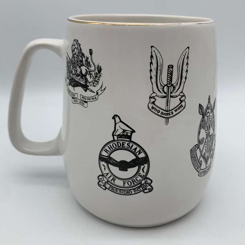 Rhodesian 'Military Badges' Beer Tankard