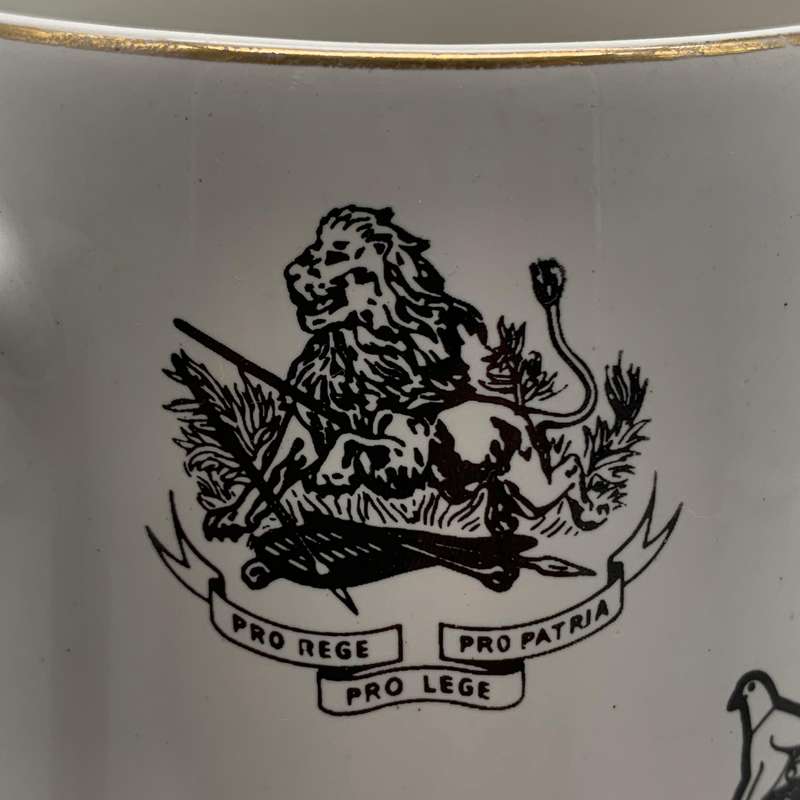 Rhodesian 'Military Badges' Beer Tankard