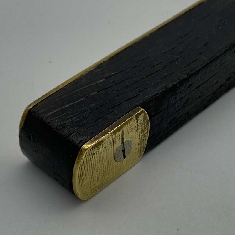 Antique Ebony & Brass Spirit Level (Henry Scott)
