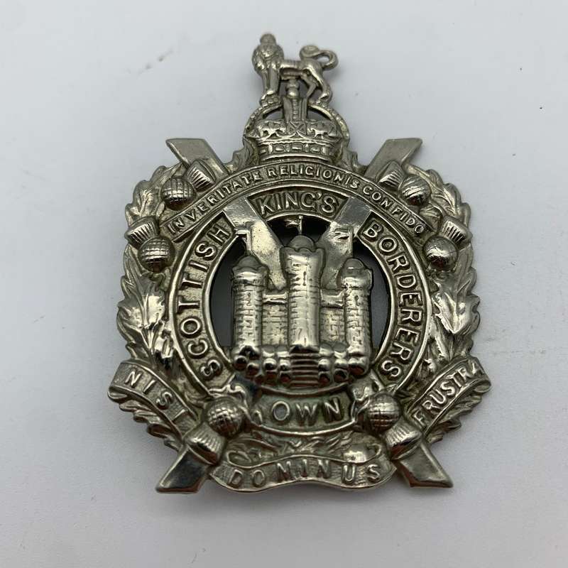 WW2  'Kings Own Scottish Borderers' Regiment Cap Badge
