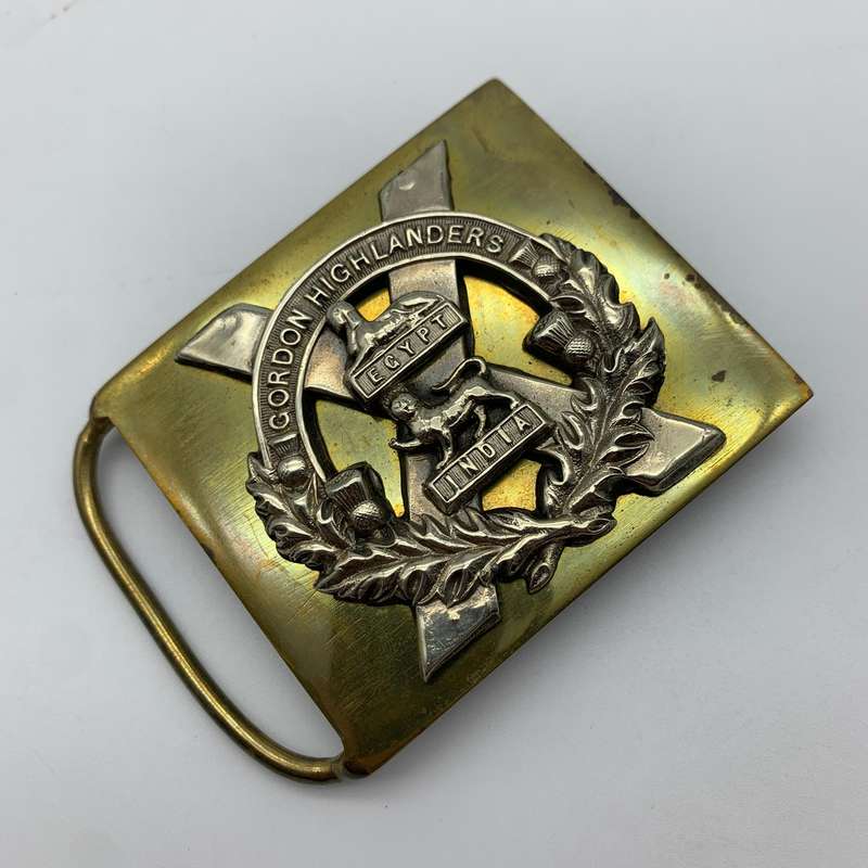 Scottish - 'Gordon Highlanders' Regiment Belt Buckle