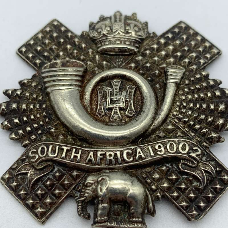 WW1  '6th Bt. Highland Light Infantry' Cap Badge (South Africa 1900-2)