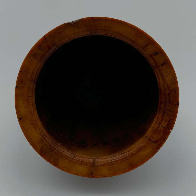 Antique Hand Carved P.O.W 'Coquilla Nut' Pomander/Snuff Box (With Provenance)