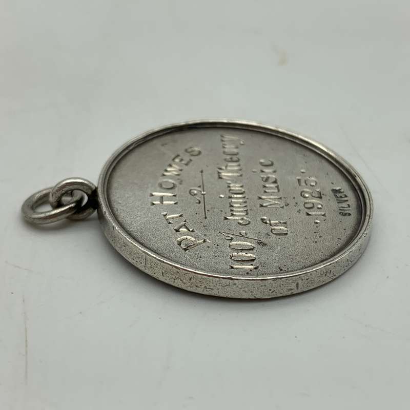 Antique Silver Fob Medal (Pat Howes  Theory of Music)