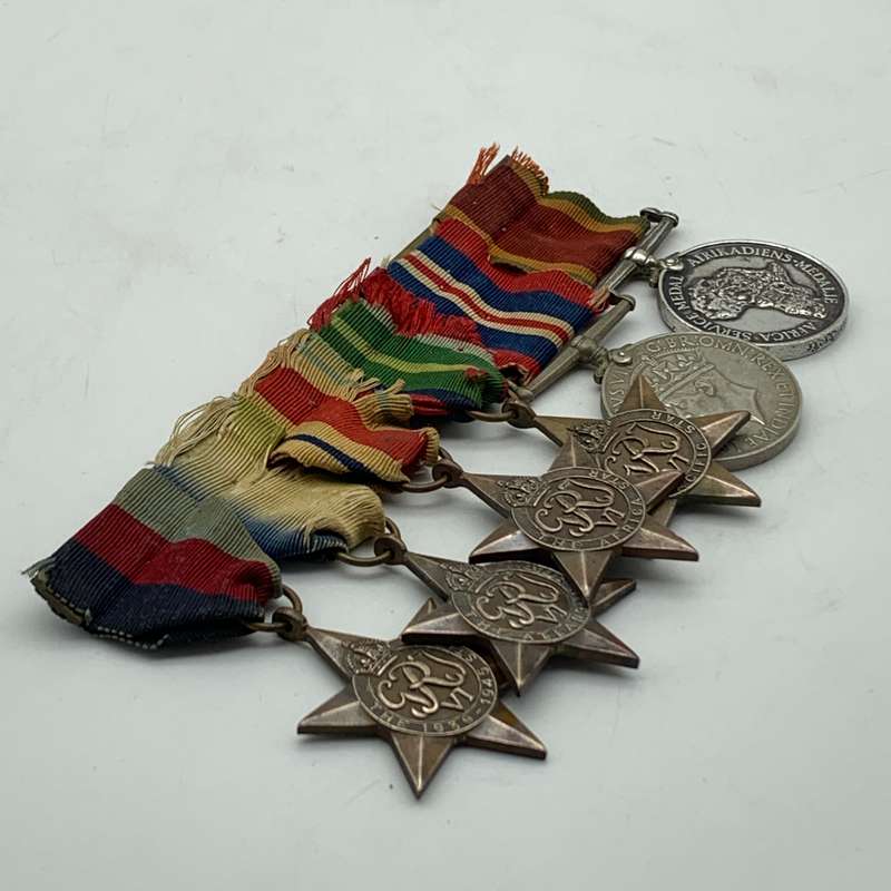 WW2 - Group of Six Medals - incl. Pacific & Atlantic Stars (E.J. Betts)