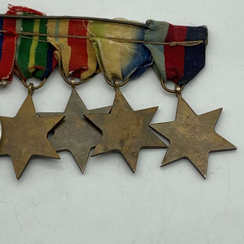 WW2 - Group of Six Medals - incl. Pacific & Atlantic Stars (E.J. Betts)
